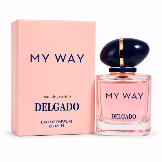 ادکلن مینیاتوری دلگادو DELGADO مدل مای وی MY WAY حجم 25 میل